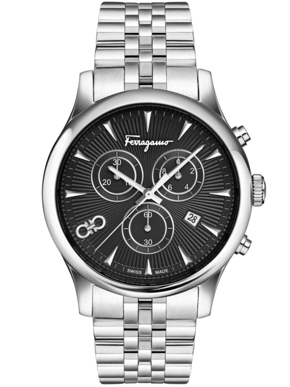 Ferragamo Duo Chrono Bracelet Watch - Stainless Steel